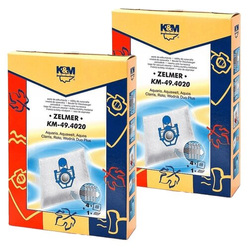 Worek do odkurzacza K&M 49.4020 (8 sztuk)