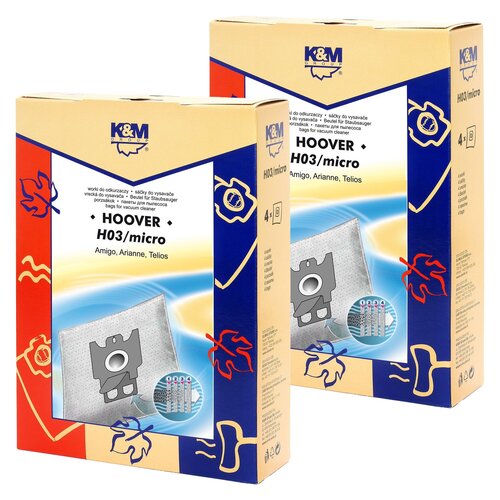 Worek do odkurzacza K&M H03 Micro (8 sztuk)