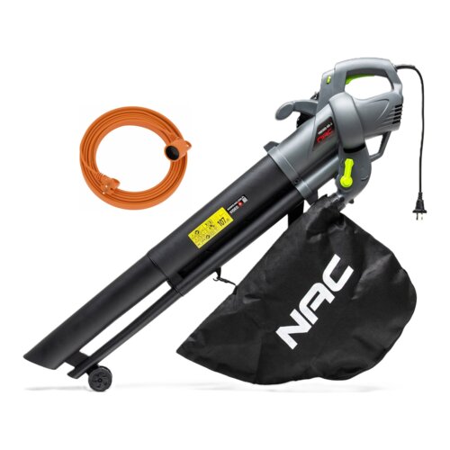 Odkurzacz do liści NAC 3200W VBE320-AS-J elektryczny + Przedłużacz ACAR M01807 (20 m)