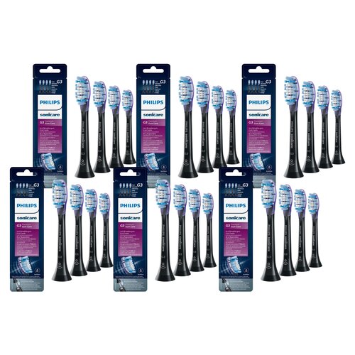 Oryginalne końcówki Philips Sonicare G3 HX9054/33 Miękkie włókna (24 szt.) (Zdrowsze dziąsła)