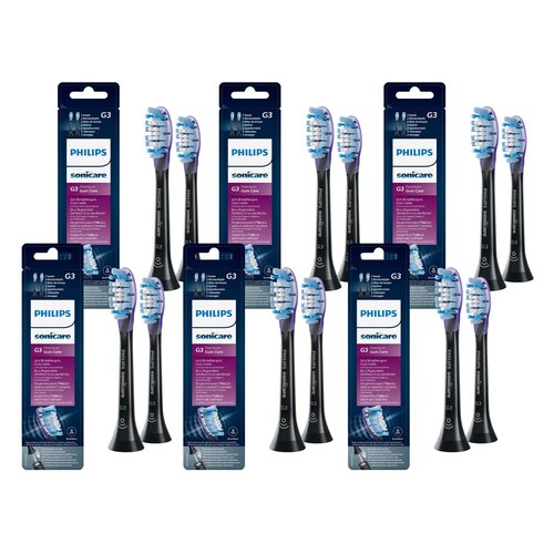 Oryginalne końcówki Philips Sonicare G3 HX9052/33 Miękkie włókna (12 szt.) (Zdrowsze dziąsła)