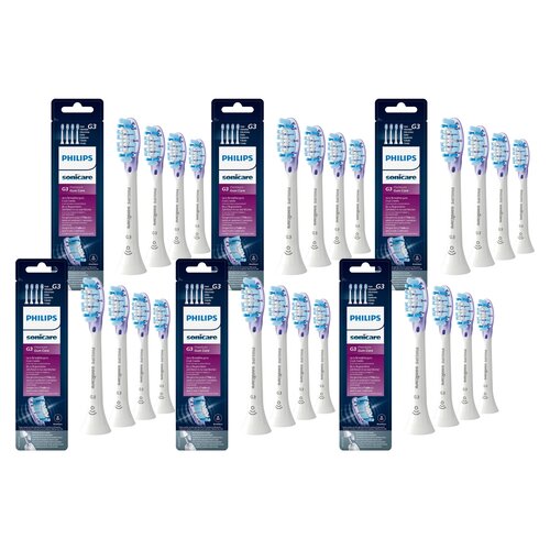 Oryginalne końcówki Philips Sonicare G3 HX9054/17 Miękkie włókna (24 szt.) (Zdrowsze dziąsła)