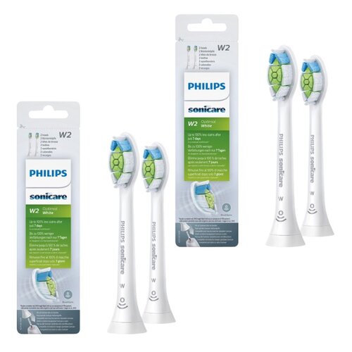 Końcówka szczoteczki PHILIPS Sonicare W Optimal White HX6062/10 (4 sztuki)