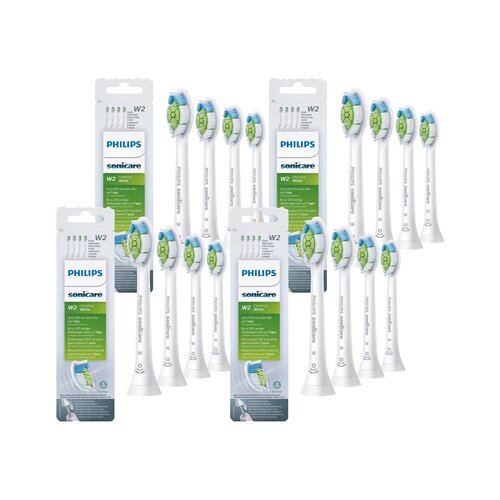 Oryginalne końcówki Philips Sonicare W2 HX6064/10 Średnio miękkie włókna (16 szt.) (Wybielające)