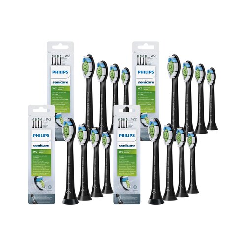 Oryginalne końcówki Philips Sonicare W2 HX6064/11 Średnio miękkie włókna (16 szt.) (Wybielające)