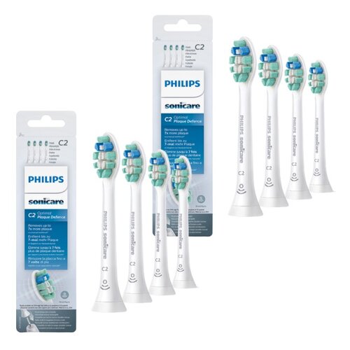 Końcówka szczoteczki PHILIPS Sonicare C2 Optimal Plaque Defence HX9024/10 (8 szt.)