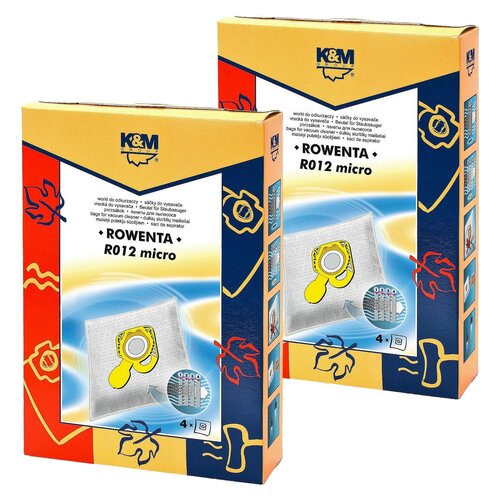 Worek do odkurzacza K&M Micro R012 (8 sztuk)