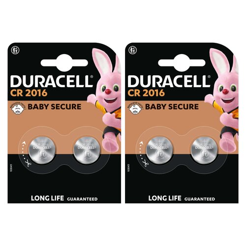 Baterie CR2016 DURACELL (4 szt.)