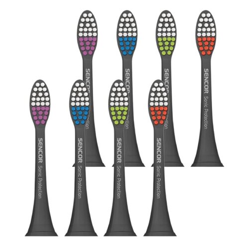 Końcówka szczoteczki SENCOR SOX 002BK (8 sztuk)