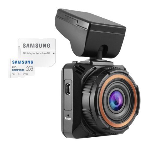 Wideorejestrator NAVITEL R650 NV + Karta pamięci SAMSUNG Pro Endurance microSDXC 256GB + Adapter