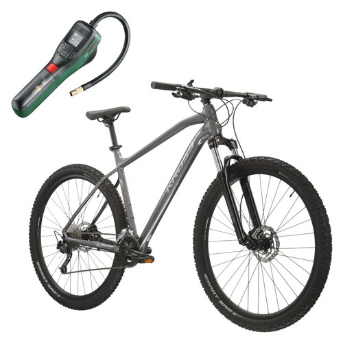 Rower górski MTB KROSS Esprit 5.0 M19 29 cali męski Grafitowy + Pompka rowerowa BOSCH EasyPump 0603947000