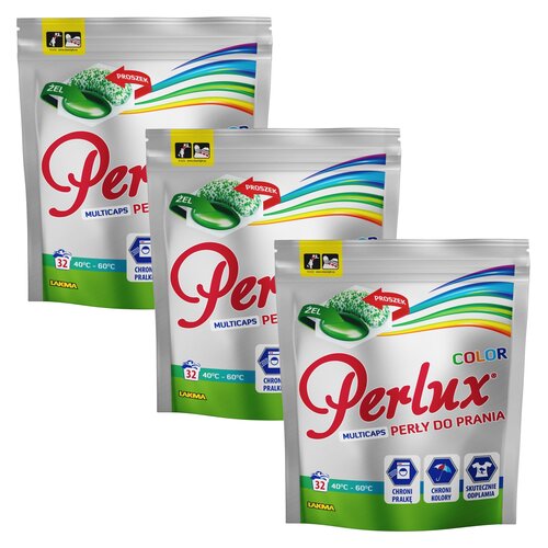 Kapsułki do prania PERLUX Washing Pearls Color 96 szt.